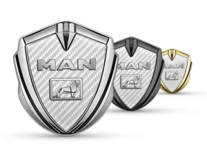 MAN Badge Autoadesivo Durevole Dimensione Standard